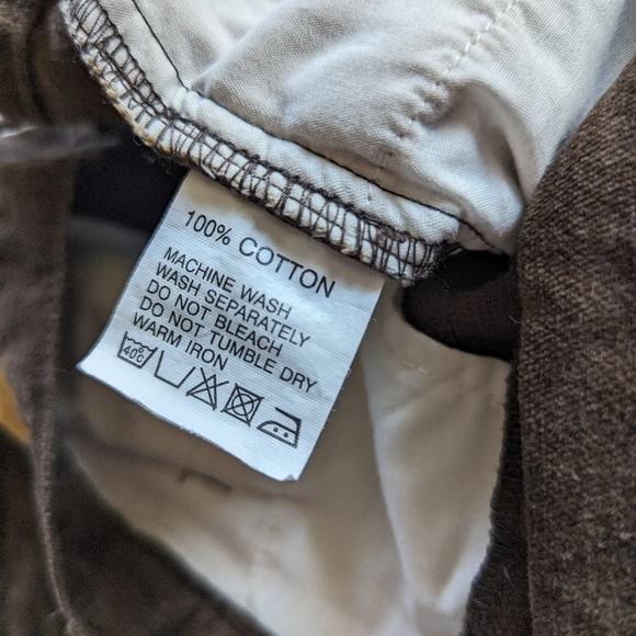 VTG Disney Mickey & Co Brown Velour High Waist Pants Embroidered Women's 4 - Picture 7 of 11